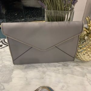 Rebecca Minkoff NWT Gray Envelope Clutch